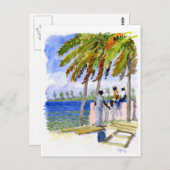 Nassau Beach briefkaart (Voorkant / Achterkant)