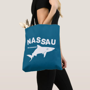 Nassau - De Bahamas-haaienduiker T-Shirt Draagtas