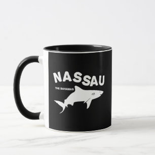 Nassau - De Bahamas-haaienduiker T-Shirt Mok