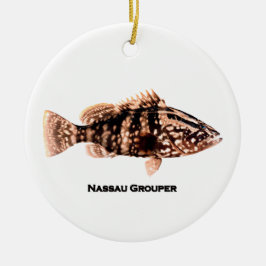 Nassau Grouper Keramisch Ornament