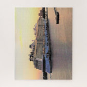 Nassau Harbor Daybreak met cruise Ship Legpuzzel (Verticaal)