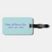 Nassau Harbour Daybreak Cruise Ship Personalized Bagagelabel (Achterkant horizontaal)