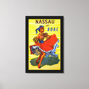 Nassau Jet Canvas Afdruk
