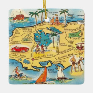 Nassau - New Providence Keramisch Ornament