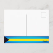 Nassau Palm Tree Bahamas Souvenirs Briefkaart (Achterkant)