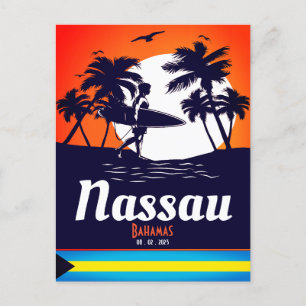 Nassau Palm Tree Bahamas  Souvenirs Briefkaart