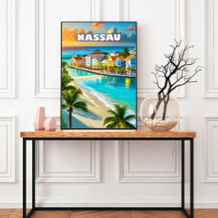 Nassau, pearl of the Bahamas Poster