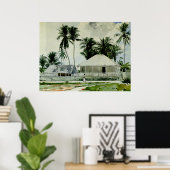 Nassau, schilderij van Bahamas Poster (Thuiskantoor)