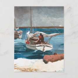 Nassau, Winslow Homer, Nautical  Sailboot Briefkaart