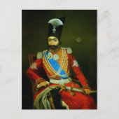 Nasser al-Din Shah Qajar, Shah of Persia Briefkaart (Voorkant)