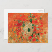 Nasturtica van Odilon Redon Feestdagenkaart (Voorkant / Achterkant)