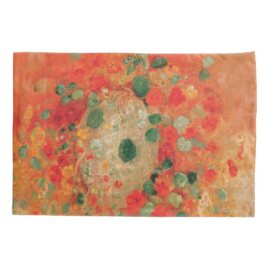 Nasturtica van Odilon Redon Kussensloop (Achterkant)