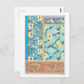 Nasturtium comme carte postale objet décoratif (Devant / Derrière)