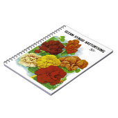 Nasturtium Etiket zaadpakket Notitieboek (Linkerzijde)