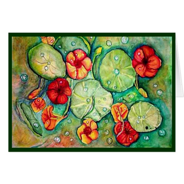 "Nasturtium Fantasy" (Voorkant Horizontaal)