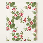 Nasturtium Flowers Cream Weekly Planner (Achterkant)