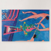 Nasturtium Flowers in de Atelier, Matisse Legpuzzel (Horizontaal)