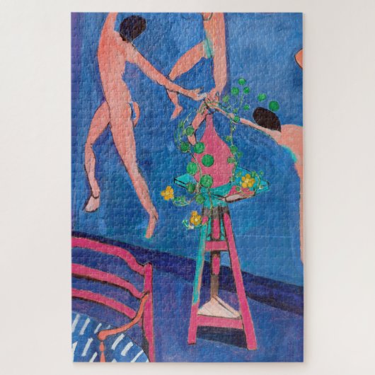 Nasturtium Flowers in de Atelier, Matisse Legpuzzel (Verticaal)