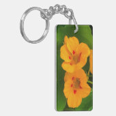 Nasturtium Flowers Sleutelhanger (Voorkant Links)