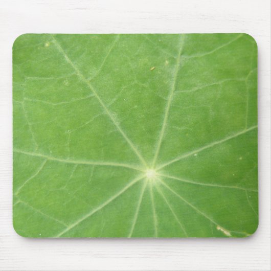 Nasturtium Leaf Mousepad Muismat (Voorkant)