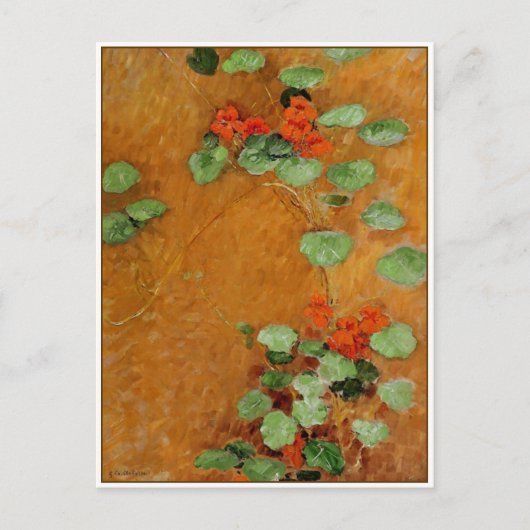 Nasturtiums by Gustave Caillebotte Briefkaart (Voorkant)