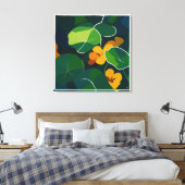 Nasturtiums - Grande toile (Insitu(Chambre))