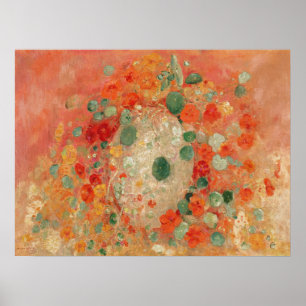 Nasturtiums van Odilon Redon Floral Poster