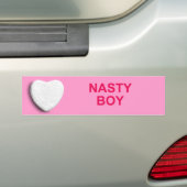 NASTY BOY SNOEP HEART BUMPERSTICKER (Op auto)