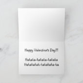 Nasty Candy Heart Messages Carte de la Saint-Valen (Intérieur)