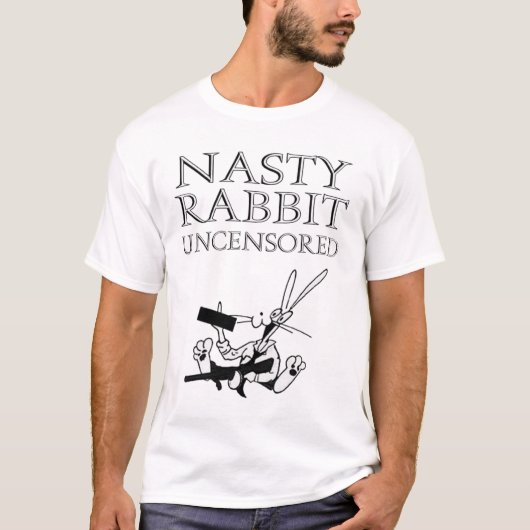 NASTY RABBIT NIET-GECENSOREERD true T-shirt (Voorkant)