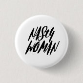 NASTY VROUW Button (Voorkant)