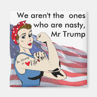 Nasty Vrouw Patriottisch Democraat Magneet