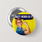 Nasty Vrouwen doen het Button (Voorkant /achterkant)