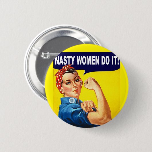 Nasty Vrouwen doen het Button (Voorkant /achterkant)