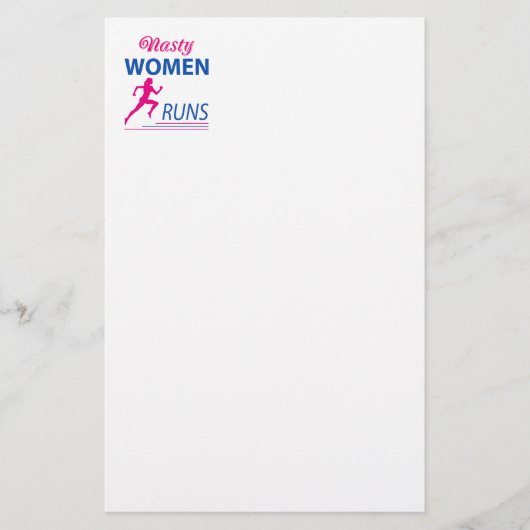 Nasty vrouwen lopen briefpapier (Voorkant)