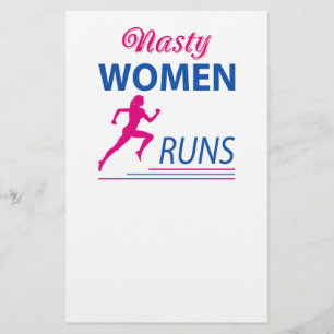Nasty vrouwen lopen flyer