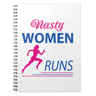 Nasty vrouwen lopen notitieboek