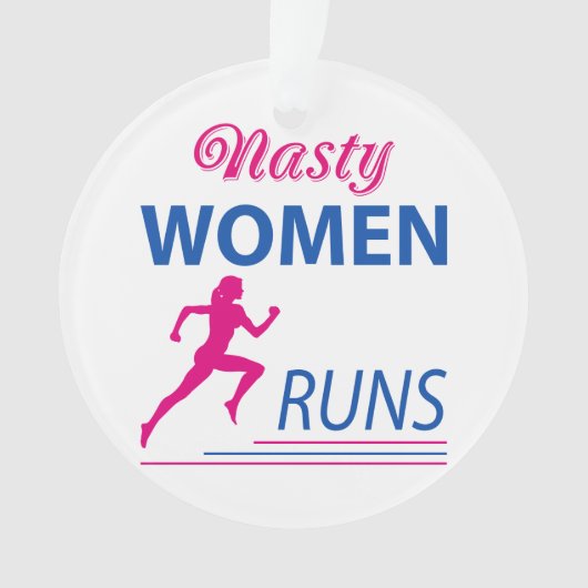 Nasty vrouwen lopen ornament (voorkant)