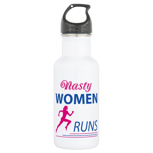 Nasty vrouwen lopen waterfles (Voorkant)