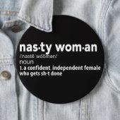 Nasty Woman Definition Button (In situ)