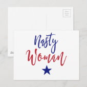 Nasty Woman Gifts Briefkaart (Voorkant / Achterkant)