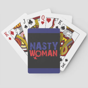 NASTY Woman Kards Pokerkaarten