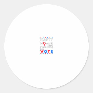 Nasty Women Draag Sneakers en stem feminist Ronde Sticker