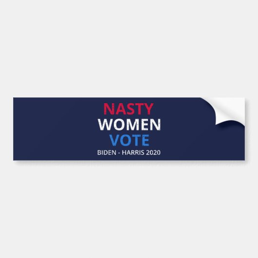 Nasty Women Stemmen I Bumpersticker (Voorkant)