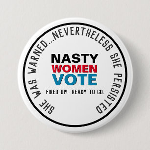 Nasty Women STETE Persist Mod Button
