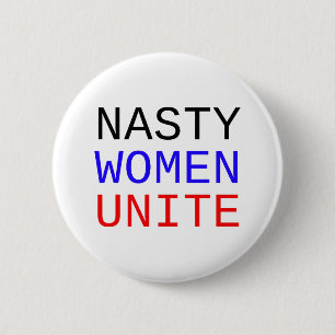 Nasty Women verenigen Ronde Button 5,7 Cm