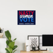 Nasty Women Vote II Poster (Thuiskantoor)