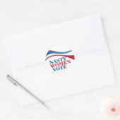 Nasty Women Vote Ronde Sticker (Envelop)