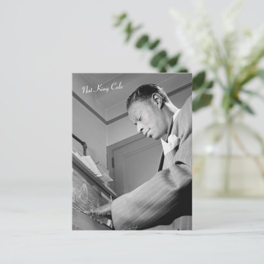 Nat King Cole Briefkaart (Staand voorkant)