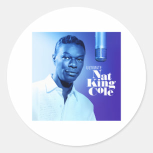 Nat King Cole Ronde Sticker